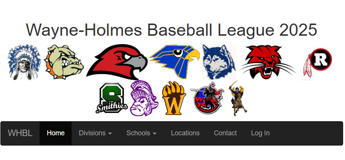 Your source for Wayne Holmes League schedules, locations, standings