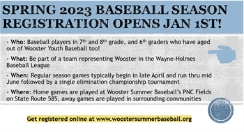 Spring 2023 Season Registration is Open!